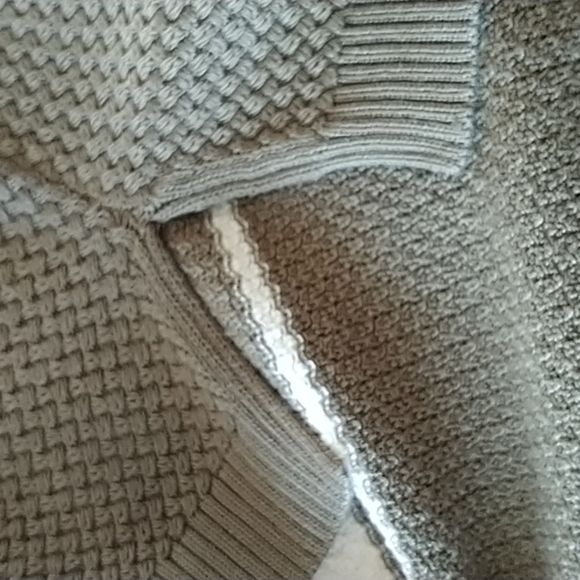 Talbot's Basket Weave Sweater - Stripe  L - Picture 14 of 15